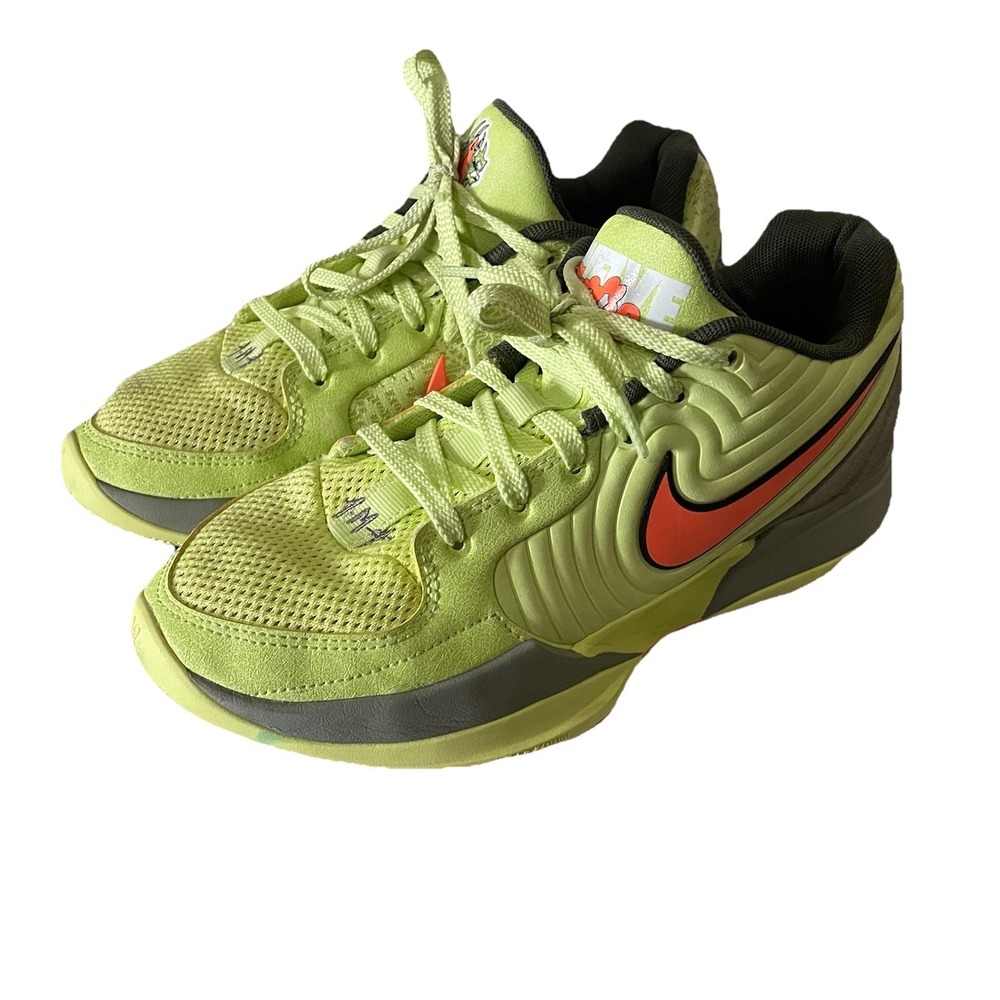 Nike Ja 2 Twelve Time Neon Lime Orange Ja Morant Mens Size 7 Basketball